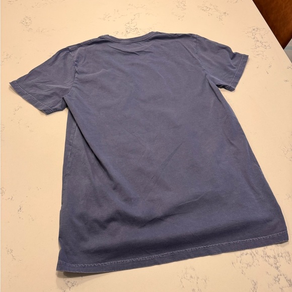 Abound men’s short sleeve pocket tshirt distressed faded blue color - Picture 7 of 8